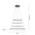 Lampa wisząca TESSARA 2124-13 Paul Neuhaus