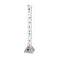 Lampa podłogowa tuba wodna z rybkami 90cm AQUA srebrna LED RGB 89244 Zuma Line