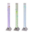 Lampa podłogowa tuba wodna z rybkami 90cm AQUA srebrna LED RGB 89244 Zuma Line