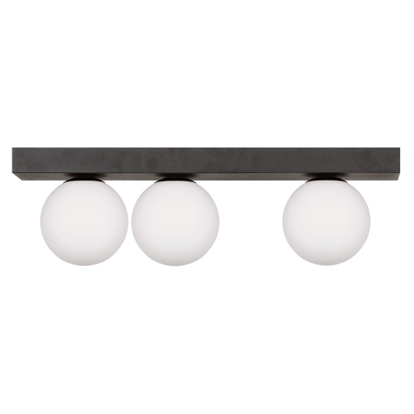 Lampa sufitowa listwa z trzema szklanymi kloszami SPHERE 1203  Zuma Line