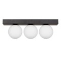 Lampa sufitowa podłużna czarna listwa z kloszami SPHERE 1204  Zuma Line
