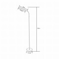 Lampa podłogowa kolor biały LED 500lm 3000-6000K SM-605-WH Zuma Line