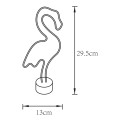 Lampka stołowa neon LED FLAMINGO różowy FM-NB23 Zuma Line