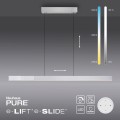 Lampa wisząca PURE MOTO-RISE Srebrna LED 2700-5000K 2545-95 Paul Neuhause
