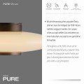 Kinkiet PURE VITRUM Biały  LED 2700K 6082-34 Paul Neuhause