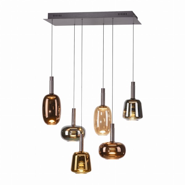 Lampa wisząca IRIDES Czarny  LED 3000K 2681-70 Paul Neuhause