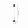 Lampa wisząca PURE VITRUM Szary LED 2700K 2053-15 Paul Neuhause