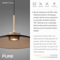 Lampa wisząca PURE E-MOON Brązowy LED 2700-5000K 2195-97 Paul Neuhause