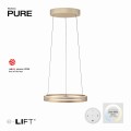 Lampa wisząca PURE E-LOOP Mosiądz LED 2700-5000K 2550-60 Paul Neuhause