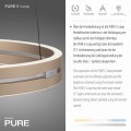 Lampa wisząca PURE E-LOOP Mosiądz LED 2700-5000K 2550-60 Paul Neuhause