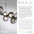Lampa wisząca PURE E-POPUP Szary LED 2700-5000K 2557-15 Paul Neuhause