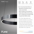Lampa wisząca PURE E-CLIPSE Szary LED 2700-5000K 2560-15 Paul Neuhause