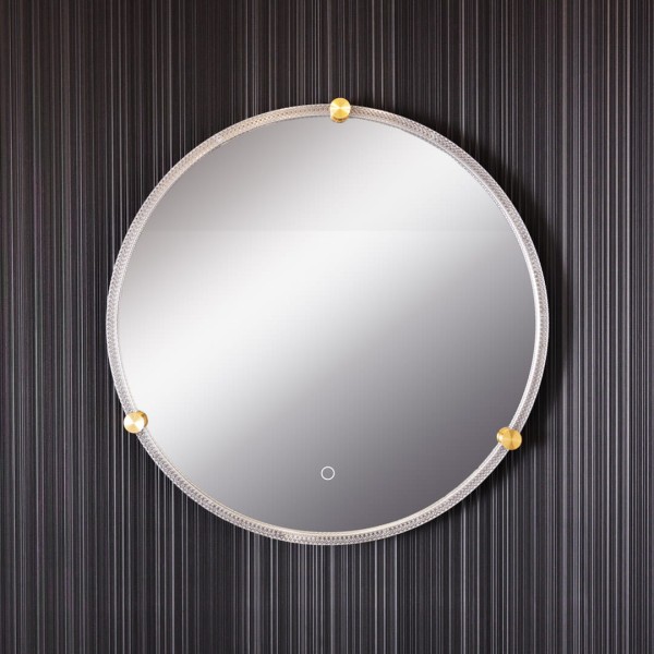 Nowoczesne lustro łazienkowe z podświetlaną ramka LED 24W D2532 Zuma Line