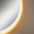 Lustro okrągłe z podświetlana ramką LED o mocy 24W 60cm zintegrowany włącznik D2311 Zuma Line