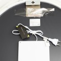 Lustro okrągłe z podświetlana ramką LED o mocy 24W 60cm zintegrowany włącznik D2311 Zuma Line