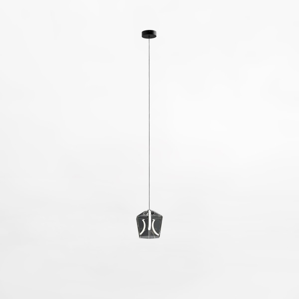 Lampa wisząca dymiony szklany klosz COLORE LED 6W MD3350-1BL/S Zuma Line