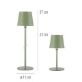 Lampka stołowa BOTERIA zielona LED przenośna ładowana USB 19251-43 Just Light