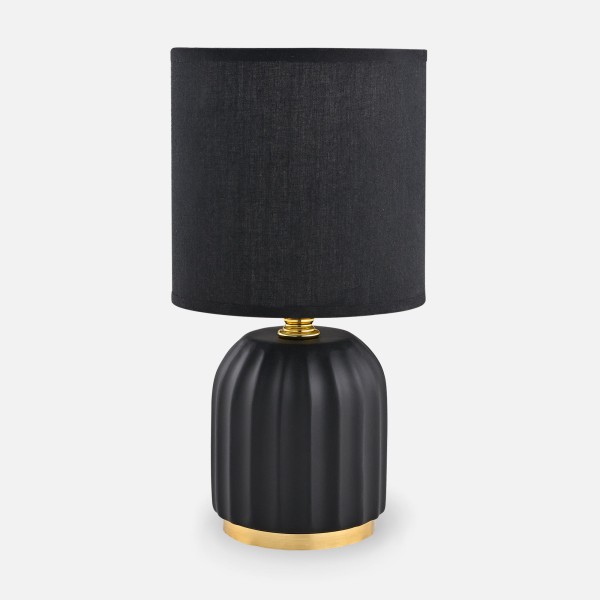 Stylowa lampka stołowa czarna do salonu HS8723-BL Zuma Line