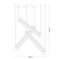 Lampa wisząca COMO kolor tytan LED 4800lm 2700-6500K 1238 Zuma Line
