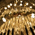 Żyrandol kaskadowy ozdobny LUXE Złoty E14 18006-69 Zuma Line