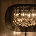 Lampa podłogowa CRYSTAL elegancki szklany klosz do salonu F0076-04A Zuma Line