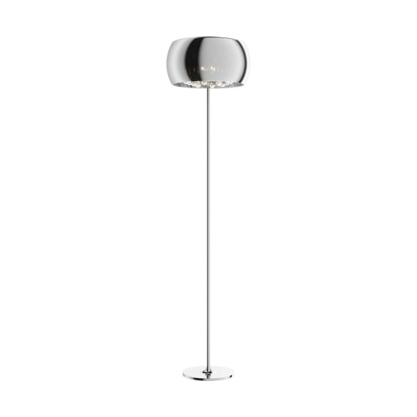 Lampa podłogowa CRYSTAL elegancki szklany klosz do salonu F0076-04A Zuma Line