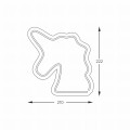 Neon ścienny różowy  jednorożec UNICORN FM-NL10 Zuma Line