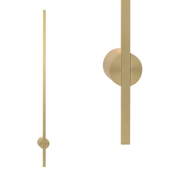 Długi kinkiet 90cm w złotym odcieniu 12W TROY W90477-90GD Zuma Line