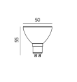 Żarówka LED GU10 7W PREMIUM 80° barwa ciepła KAGU7,0CBPRE