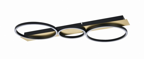 CL231204-3BK+GD PRIMO LAMPA SUFITOWA ZŁOTA-CZARNA/GOLD-BLACK Zuma Line