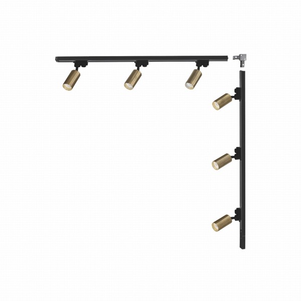 3563 ZESTAW 16 SZYNOPRZEWODY BLACK/GOLD JEDNOOBWODOWY Zuma Line