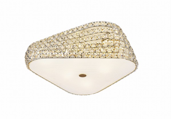 Lampa sufitowa BABYLON z kryształowym ozdobnym kloszem 6xG9 C0286-06M-F7AC Zuma Line