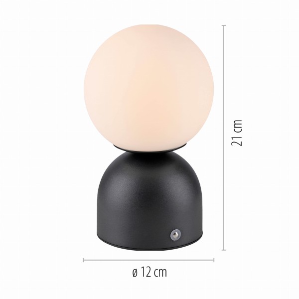 19218-18 RUDI LAMPA STOŁOWA CZARNA Paul Neuhaus