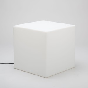 3183 CUBY 45 CABLE STOLIK Z PODŚWIETLENIEM BIAŁY New Garden