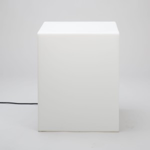 3190 CUBY 53 CABLE STOLIK Z PODŚWIETLENIEM BIAŁY New Garden