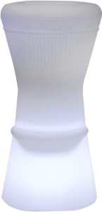 3162 CORFU 74 SOLAR KRZESŁO Z PODŚWIETLENIEM BIAŁE New Garden