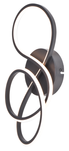 W240842701 ZEPHYRA KINKIET CZARNY/BLACK Zuma Line