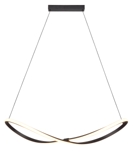 P241060001 ROSENTRA LAMPA WISZĄCA CZARNA/BLACK Zuma Line