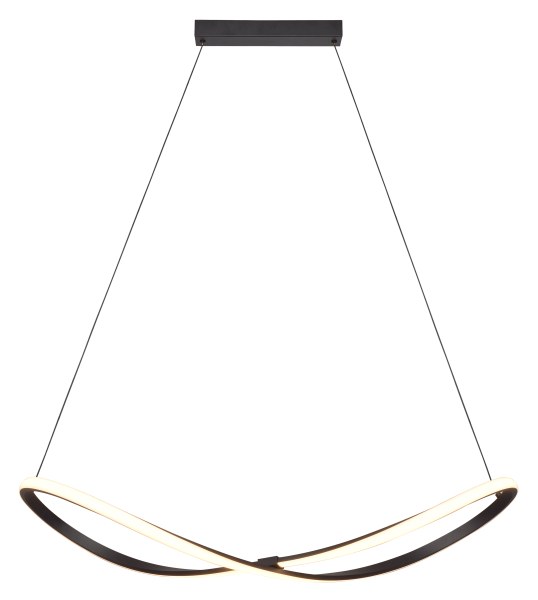 P241060001 ROSENTRA LAMPA WISZĄCA CZARNA/BLACK Zuma Line