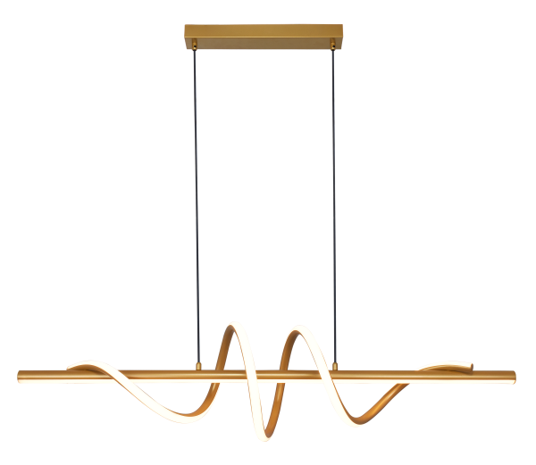 P241249402 VELENNE LAMPA WISZĄCA ZŁOTA/GOLD Zuma Line