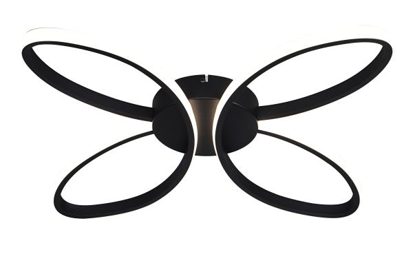 C241060002 ROSENTRA LAMPA SUFITOWA CZARNA/BLACK Zuma Line