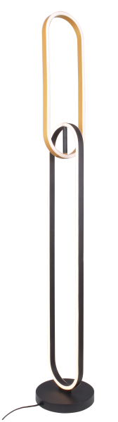 F241145502 RAVON LAMPA PODŁOGOWA ZŁOTA+CZARNA/GOLD+BLACK Zuma Line