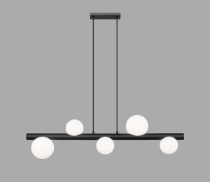 P0574-05N-P7AA FORES LAMPA WISZĄCA CZARNY MAT/MATT BLACK Zuma Line