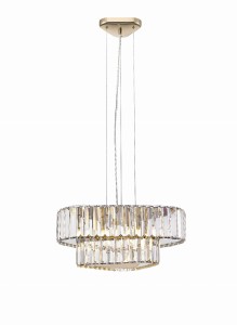 P0496-04G-F7AC HELIOS LAMPA WISZĄCA ZŁOTA/GOLD Zuma Line