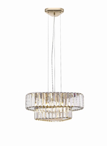 P0496-04G-F7AC HELIOS LAMPA WISZĄCA ZŁOTA/GOLD Zuma Line