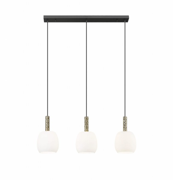 P0076-03Q-P7AA CALVO LAMPA WISZĄCA CZARNY MAT+ZŁOTA/MATT BLACK+GOLD Zuma Line