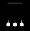 P0076-03Q-P7AA CALVO LAMPA WISZĄCA CZARNY MAT+ZŁOTA/MATT BLACK+GOLD Zuma Line