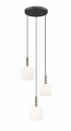 P0076-03A-P7AA CALVO LAMPA WISZĄCA CZARNY MAT+ZŁOTA/MATT BLACK+GOLD Zuma Line
