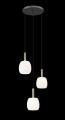 P0076-03A-P7AA CALVO LAMPA WISZĄCA CZARNY MAT+ZŁOTA/MATT BLACK+GOLD Zuma Line
