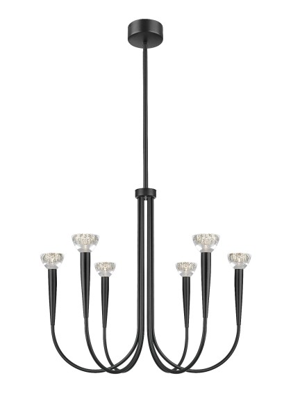 P0603-06F-P7B1 BOSTON LAMPA WISZĄCA CZARNY MAT/MATT BLACK Zuma Line